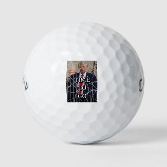 Zeit zu gehen. golfball (Vorderseite)