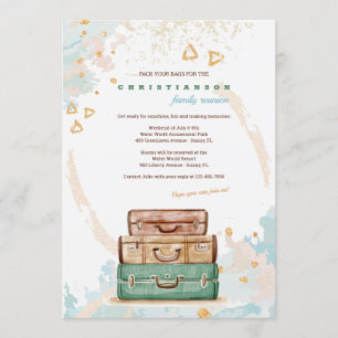 Zeit, zu reisen Wiedersehen-Einladung Einladung