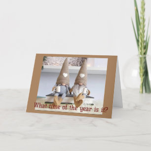 ZEIT ZU SAGEN **NUR CHRISTMAS** FÜR SIE! FEIERTAGSKARTE