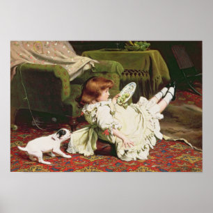 Zeit zu spielen, 1886 poster