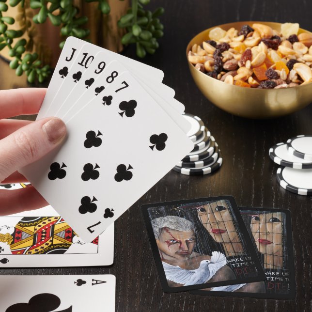 Zeit zu sterben! Gemälde von Alfred Fox Spielkarten (In Situ)