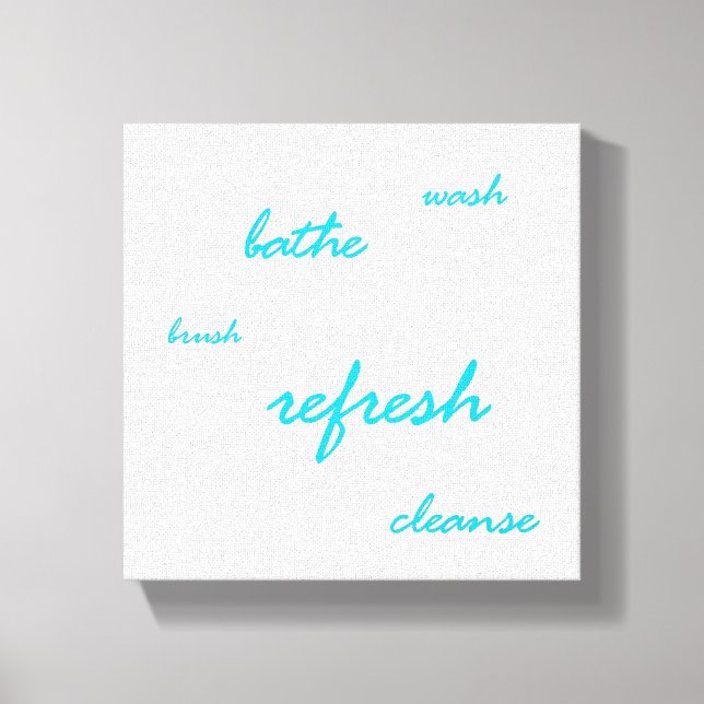 Zeit zum Aktualisieren Leinwanddruck (Vorderseite)