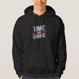 Zeit zum Ändern Motivierend Inspiration-Grafik Hoodie