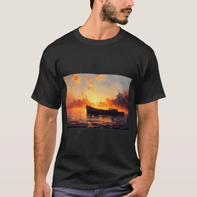 Zeit zum Angeln T-Shirt (Vorderseite)