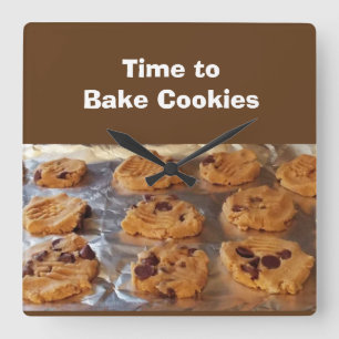 Zeit zum Backen von Keksen Wanduhr