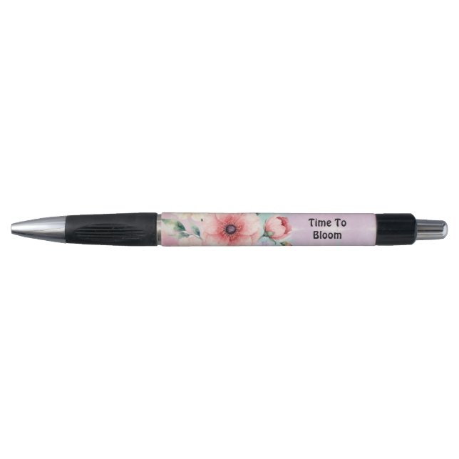 Zeit zum Blühen Tie Dye Florals Kugelschreiber (Vorderseite)