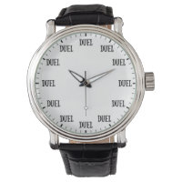 Zeit zum Duell Uhr - Funny Duell Hour Clock
