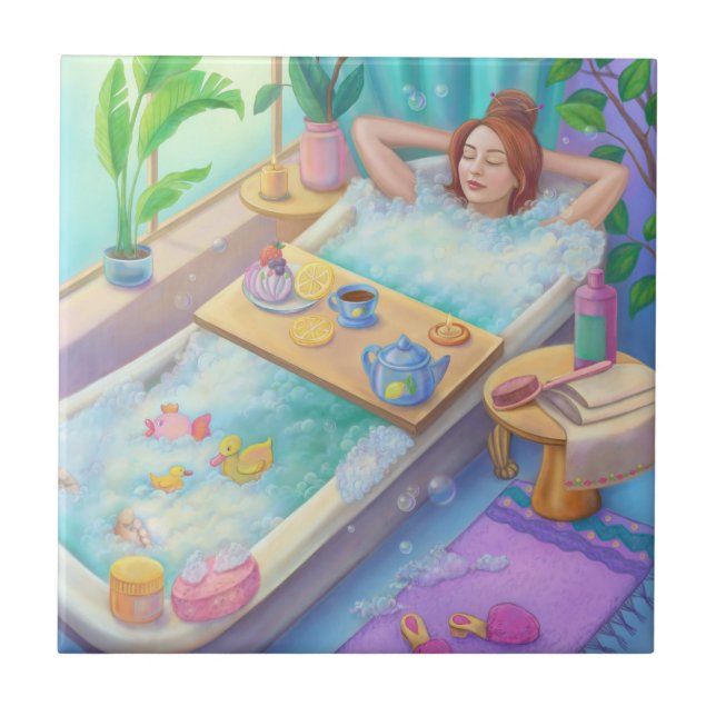 Zeit zum Entspannen Fliese (Vorderseite)