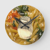 Zeit zum Essen Pasta Uhr