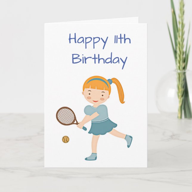 ZEIT ZUM FEIERN DER "11." BIRTHDAY Card Karte (Vorderseite)