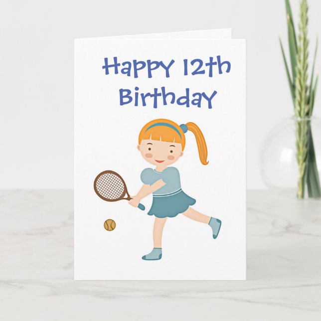 ZEIT ZUM FEIERN DER "12." BIRTHDAY Card Karte (Vorderseite)