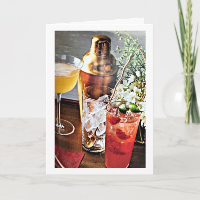 ZEIT ZUM FEIERN DER FAMILIE & FREUNDE "CHRISTMAS" KARTE (Vorderseite)