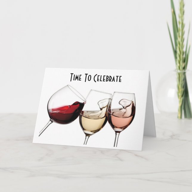 ZEIT ZUM FEIERN *JEDES EREIGNIS IN DER LEBENSKARTE KARTE (Vorderseite)