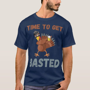 Zeit zum gebastelten lustigen Bierbrauer Erntedank T-Shirt