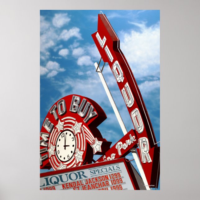 Zeit zum Kauf von Poster Print (Vorne)