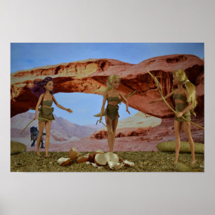 Zeit zum Laufen. Plakat