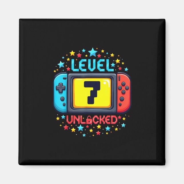 Zeit zum Levelaufstieg 7 freigeschaltet 7. Geburts Magnet (Vorne)