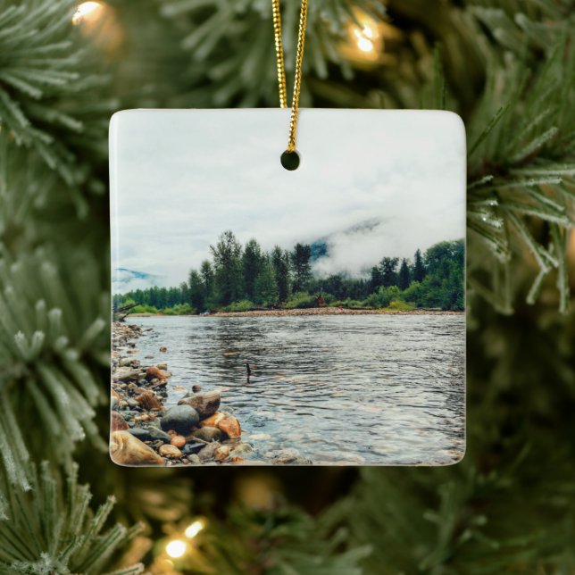 "Zeit zum Nachdenken" Keramikornament (Baum)