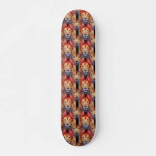 Zeit zum Party Wilder Löwen Skateboard