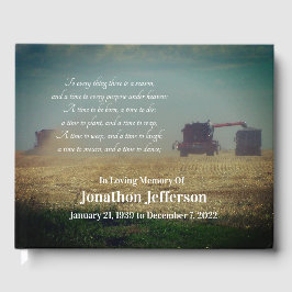 "Zeit zum Reap" in der Memorial für Bauer vor Ort Gästebuch