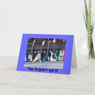 Zeit zum Rock'n'Roll Einladung