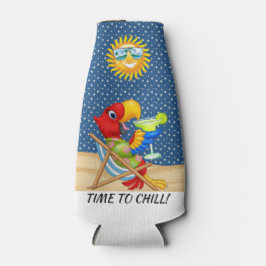 Zeit zum Schwimmen - sehen Sie zurück! Flaschenkühler