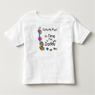 Zeit zum Spielen mit Daddy2 Kleinkind T-shirt