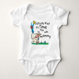 Zeit zum Spielen mit Mommy2 Baby Strampler