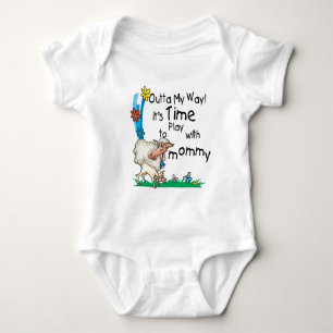 Zeit zum Spielen mit Mommy2 Baby Strampler