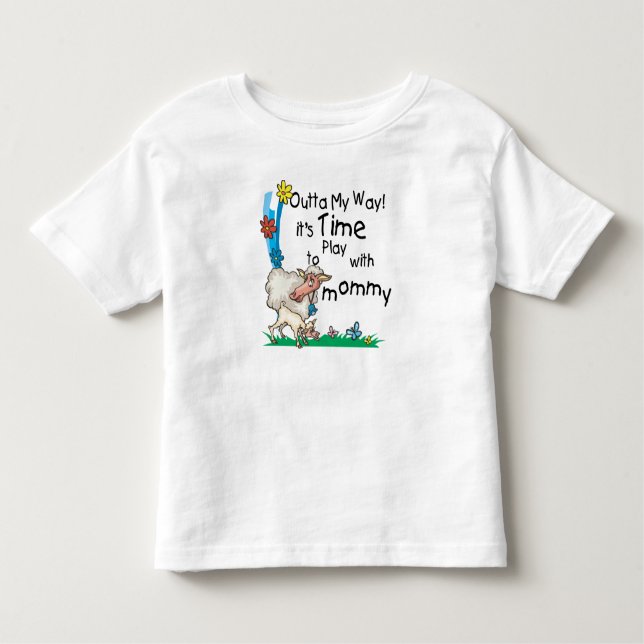 Zeit zum Spielen mit Mommy2 Kleinkind T-shirt (Vorderseite)