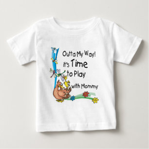 Zeit zum Spielen mit Mommy Baby T-shirt