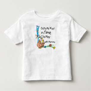 Zeit zum Spielen mit Mommy Kleinkind T-shirt