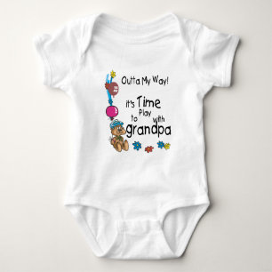 Zeit zum Spielen mit Opa Baby Strampler