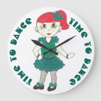 Zeit zum Tanzen Stechend Tanz Girl Studio Dekorati