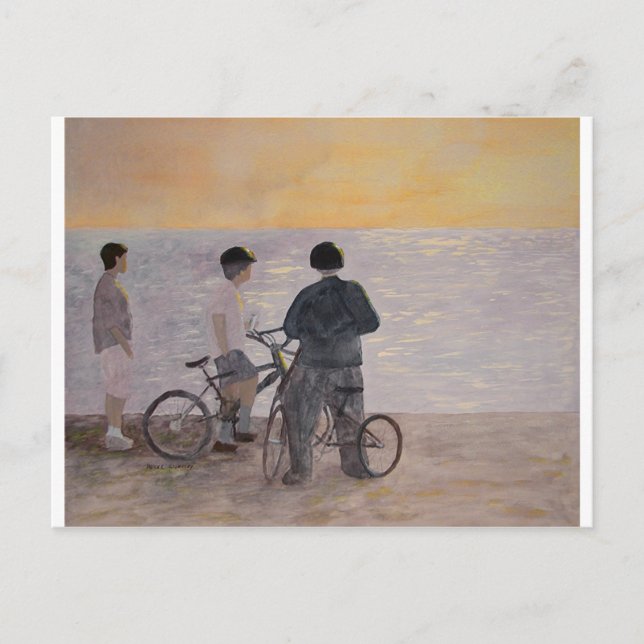 Zeit zum Zuhause Postkarte (Vorderseite)