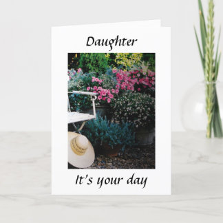 ZEIT ZUR FESTLEGUNG *DAUGHTER* AUF IHRER GEBURTSKA KARTE
