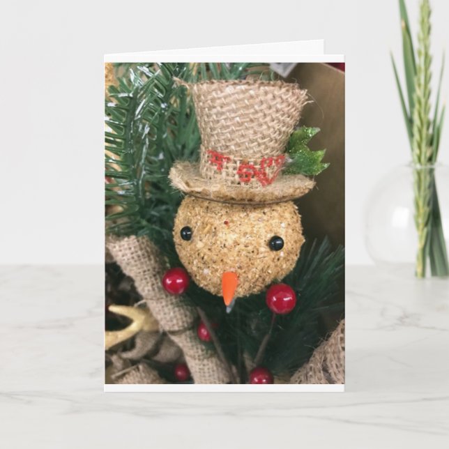 ZEIT ZUR SAMMLUNG **MERRY CHRISTMAS** KARTE (Vorderseite)