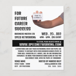 Zeit zur Verbindung, Geschwindigkeit der Netzwerke Flyer