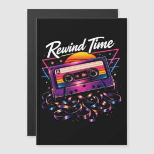 Zeit zurückspulen Vintage-Kassette Einladung