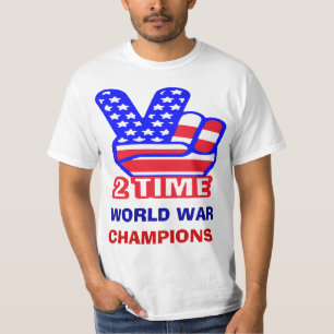 Zeit zwei zurück zu hinterem Weltkrieg kaut T - T-Shirt