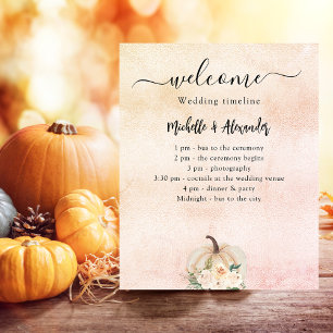 Zeitachse für das Programm "Pumpkin Creme Blush Ho