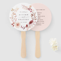 Zeitachse "Herbst Romance Floral Wreath Wedding Da