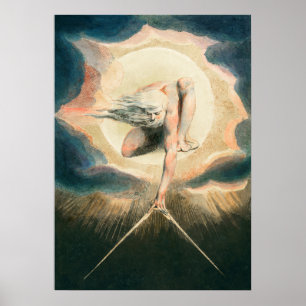 Zeitalter als ein Kompass auf die Erde Poster