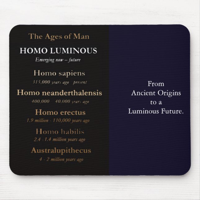 Zeitalter des Menschen-Mauspad Mousepad (Vorne)