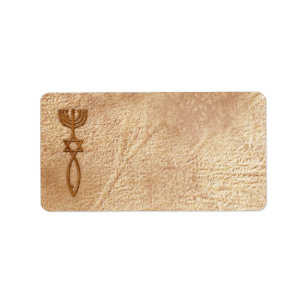 Zeitalter des messianischen Siegels - Adressmarken Adressaufkleber