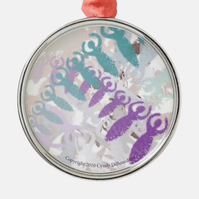 Zeitalter-Fantasie-geistige Silbernes Ornament (Vorne)