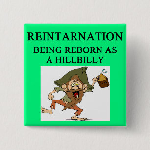 Zeitalterhinterwäldlerwitz Button