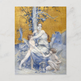 Zeitangabe (1896) von Luc-Olivier Merson Feiertagspostkarte