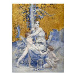 Zeitangabe (1896) von Luc-Olivier Merson Poster