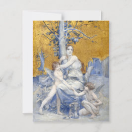 Zeitangabe (1896) von Luc-Olivier Merson Postkarte